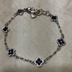 Brighton Silver and Enameled Toledo Link Bracelet